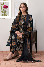 Baroque Elegant 3-Piece Digital Printed Lawn Suit