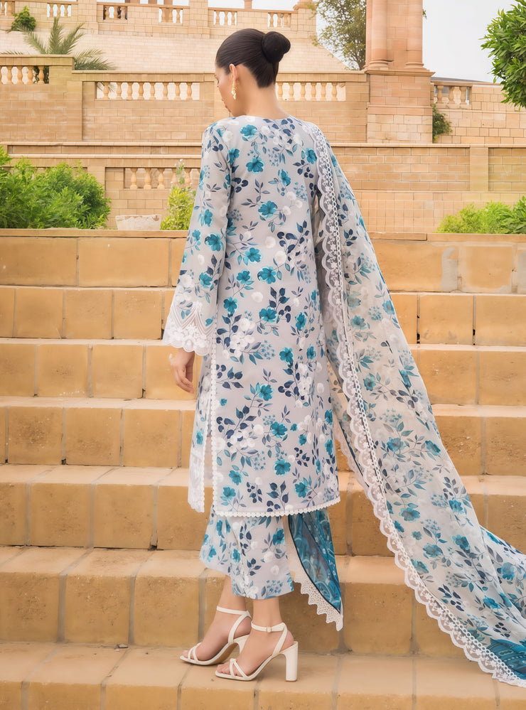 Zainab Chottani Swiss Lawn 3-Piece Digital Printed Embroidered Suit