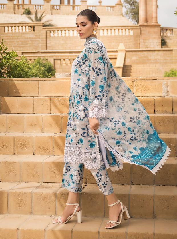 Zainab Chottani Swiss Lawn 3-Piece Digital Printed Embroidered Suit
