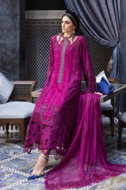 Maria.B Chikankari Embroidered Luxury Cotton 3-Piece Unstitched Suit