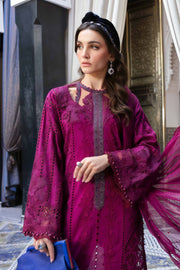 Maria.B Chikankari Embroidered Luxury Cotton 3-Piece Unstitched Suit
