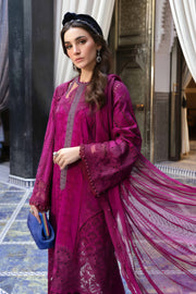 Maria.B Chikankari Embroidered Luxury Cotton 3-Piece Unstitched Suit