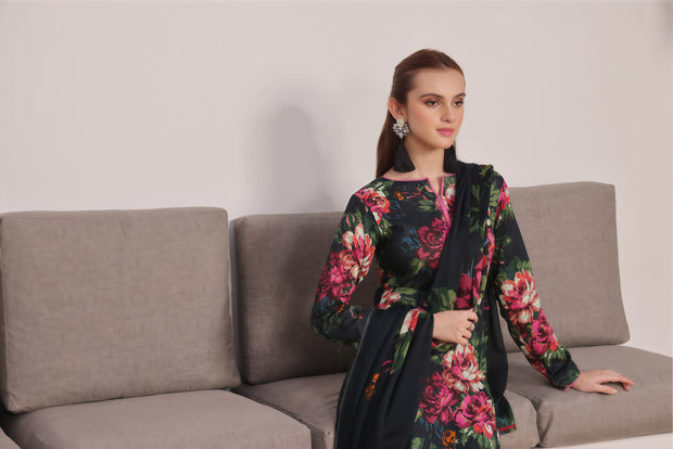 Baroque | Lawn Bana Doria Digital Printed Unstitched 3-Piece Suit