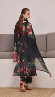 Baroque | Lawn Bana Doria Digital Printed Unstitched 3-Piece Suit
