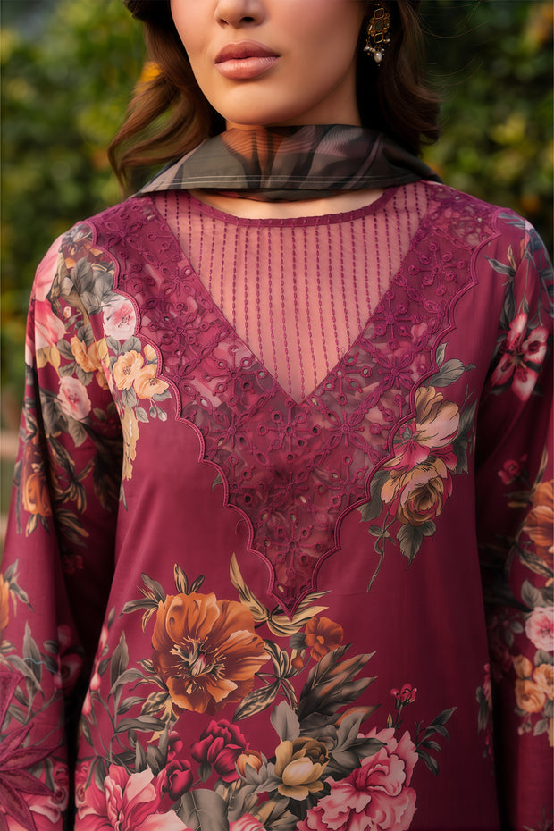 Baroque | Lawn Bana Doria Digital Printed Unstitched 3-Piece Suit