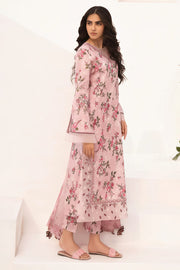 Baroque Pink Pure Lawn 3-Piece Dress - Summer Collection 2025