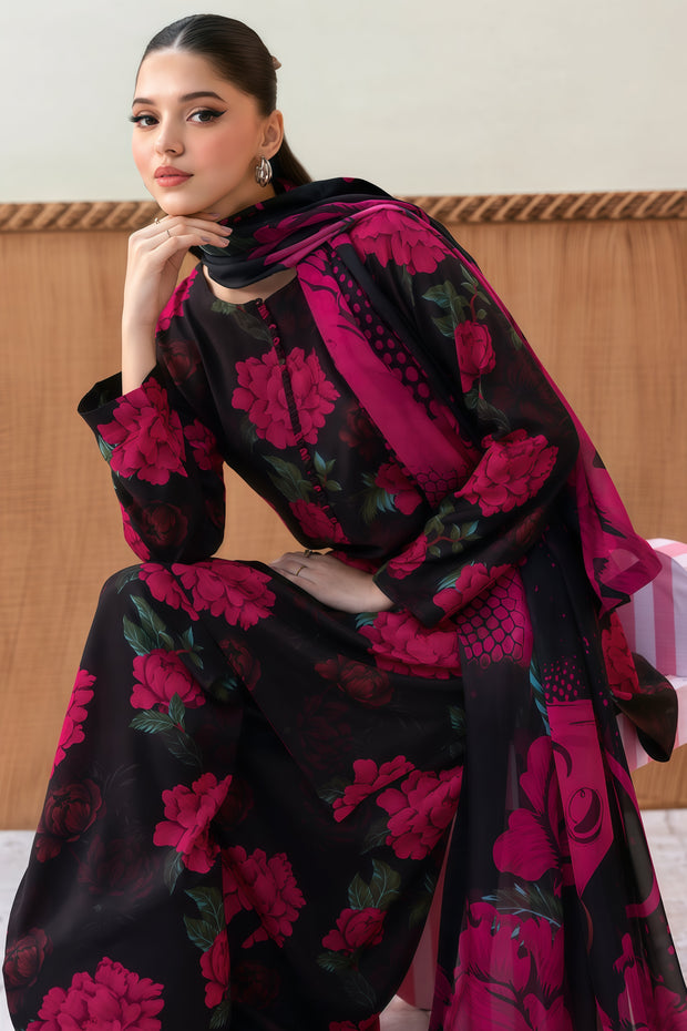 AFSANAH Swiss Lawn Unstitched 3PC Suit with Digital Printed
