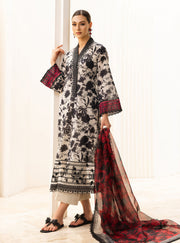 Zainab Chottani Digital Printed Lawn 3-Piece Suit with Embroidered
