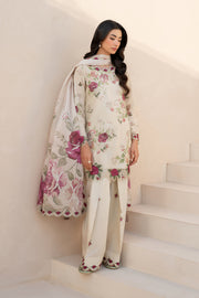 Iznik Lawn Chikankari Embroidered Luxury Unstitched 3-Piece Suit