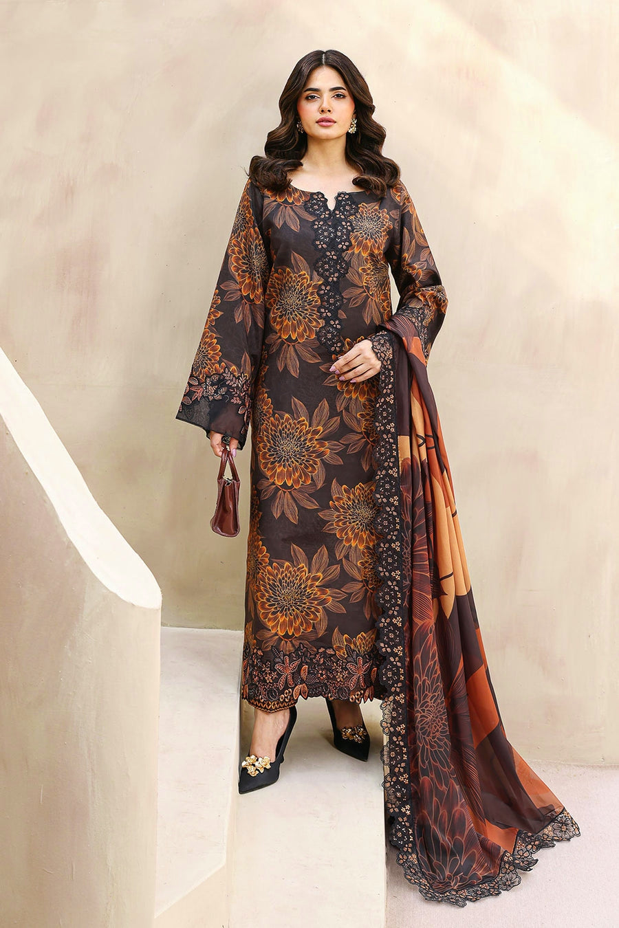 Ramsha Summer Lawn Unstitched 3PC SE-1001