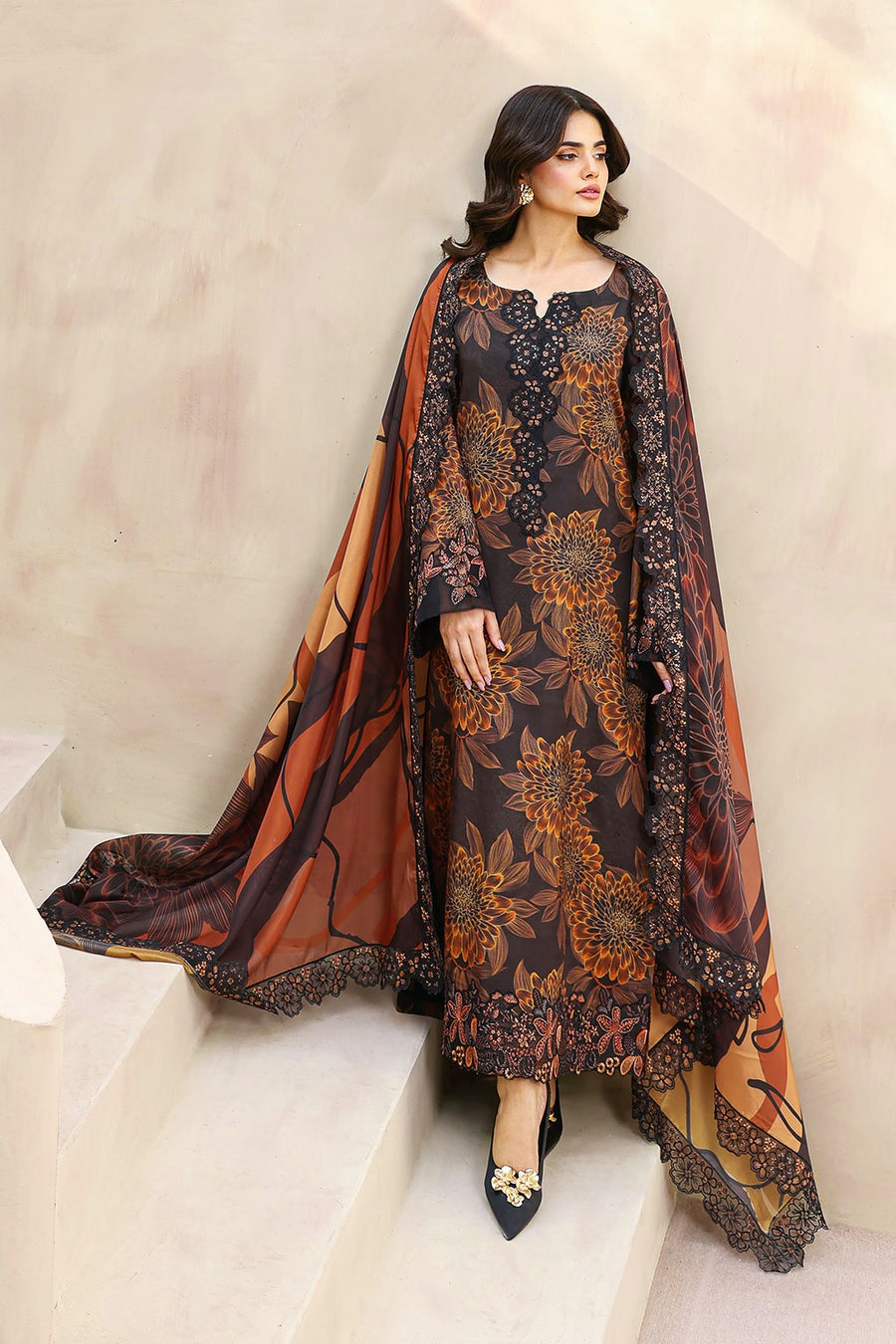 Ramsha Summer Lawn Unstitched 3PC SE-1001