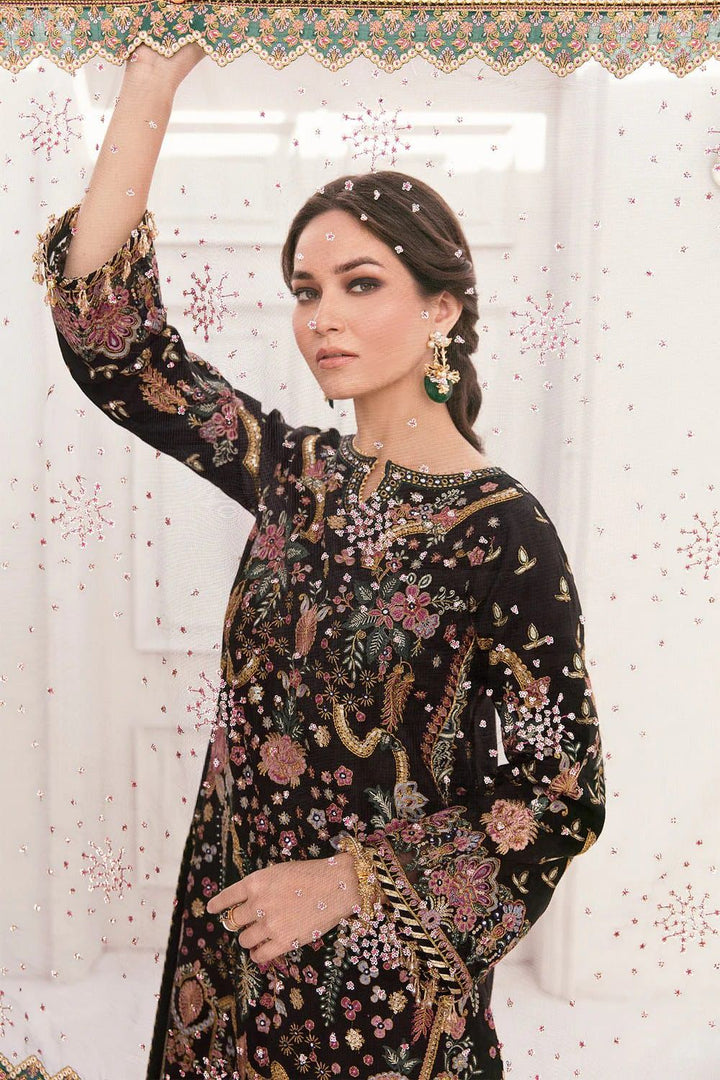 Baroque Net Embroidered Unstitched 3PC LU-131