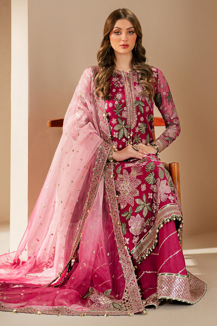 Jazmin Summer Chiffon Embroidered Unstitched 3PC SK-1129