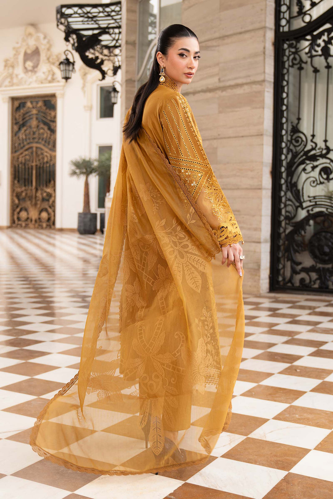 Maria B Summer Lawn Embroidered Unstitched 3PC DZ-1103