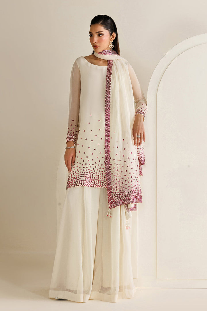 Jazmin Winter Chiffon Embroidered Unstitched 3PC LU-2678