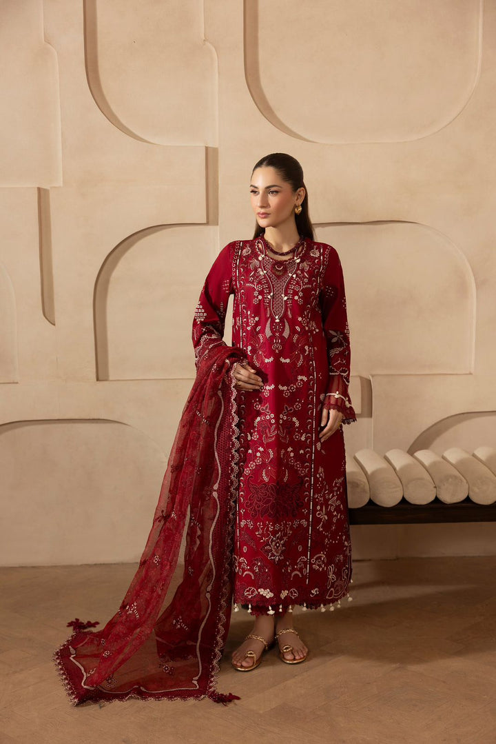 Mehimal Dhanak Embroidered Unstitched 3PC FF-2585