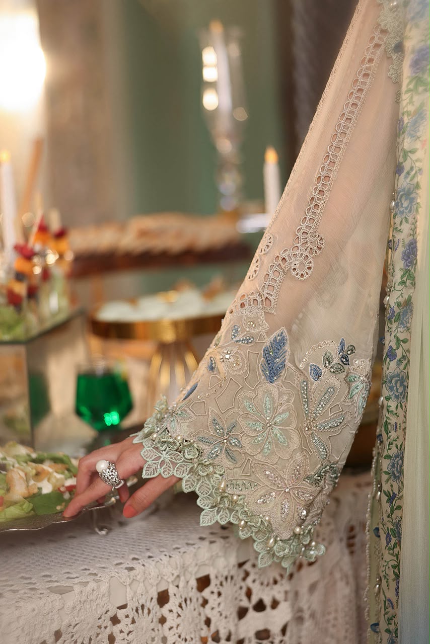 Maria.B Chiffon Embroidered Unstitched 3PC SK-2422