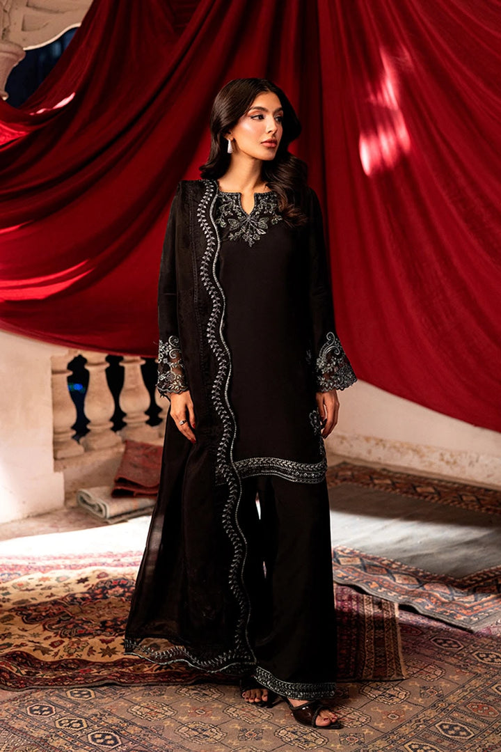 Azure Chiffon Embroidered Unstitched 3PC SK-1300