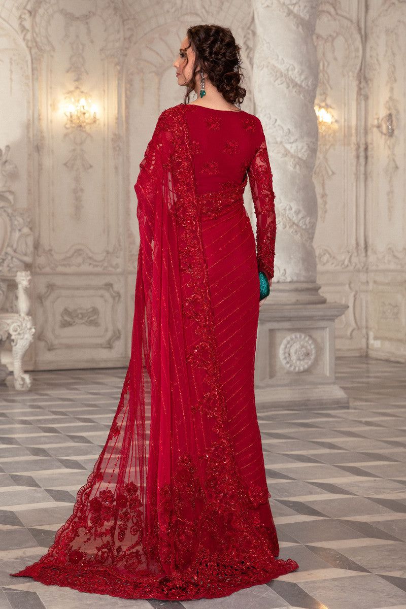 Maria B Summer Net Embroidered Unstitched 3PC Sk-1088