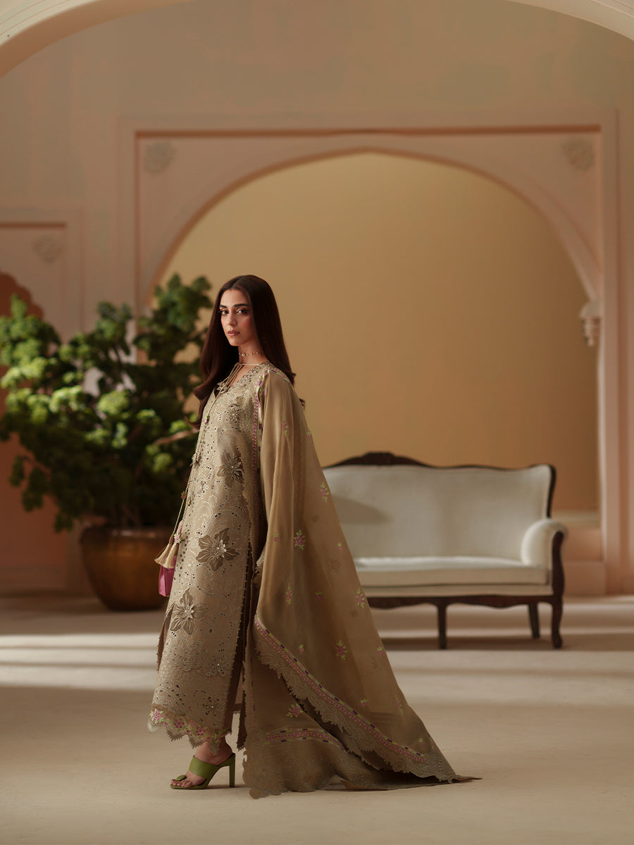Bin Ilyas Summer Lawn Embroidered Unstitched 3PC SK-1199
