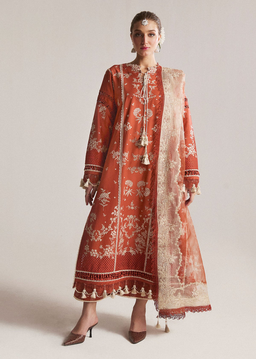 Hussain Rehar Summer Lawn Embroidered Unstitched 3PC BI-123