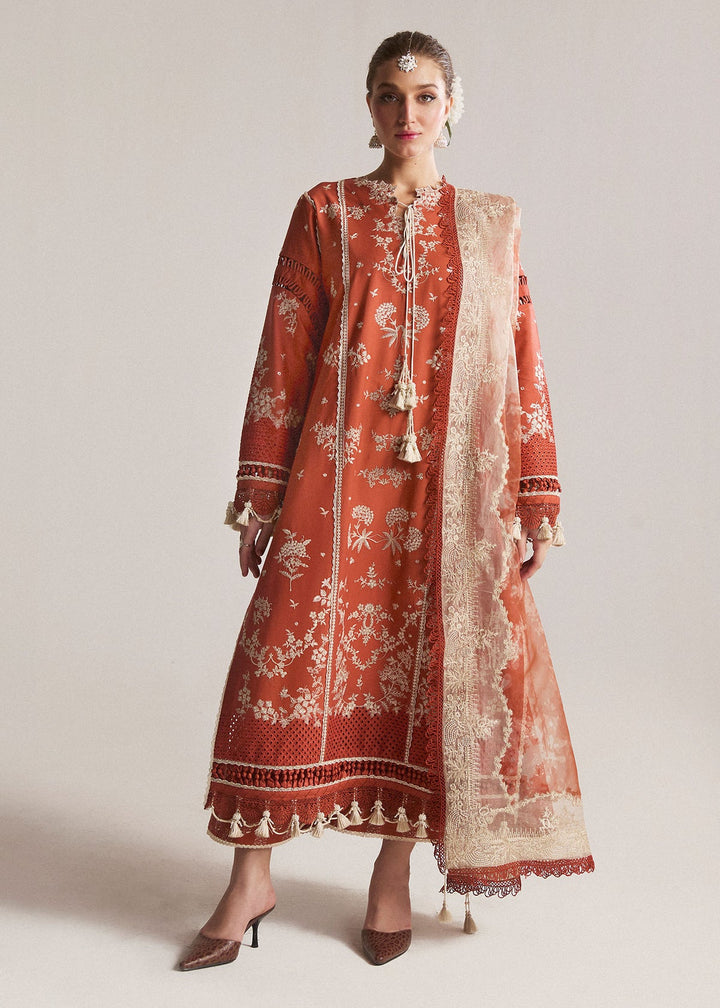 Hussain Rehar Summer Lawn Embroidered Unstitched 3PC BI-123