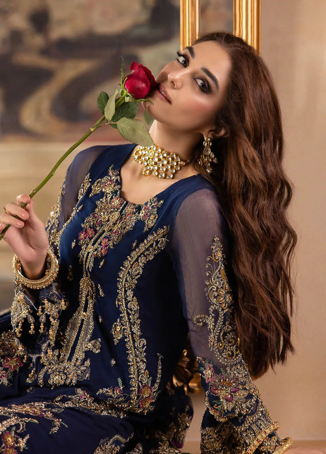 Charimza Chiffon Embroidered Unstitched 3PC SK-2419