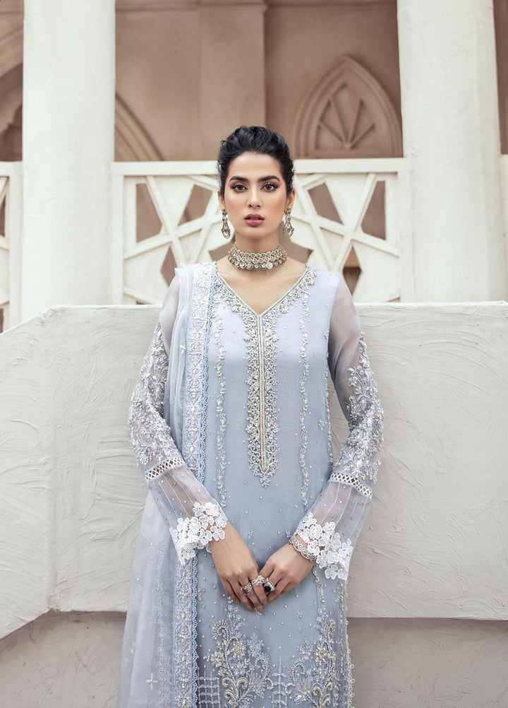 Mushq Organza Embroidered Unstitched 3PC SK-2415