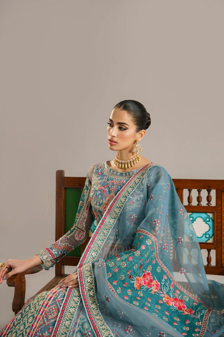 Akber Aslam Organza Embroidered Unstitched 3PC LU-2431