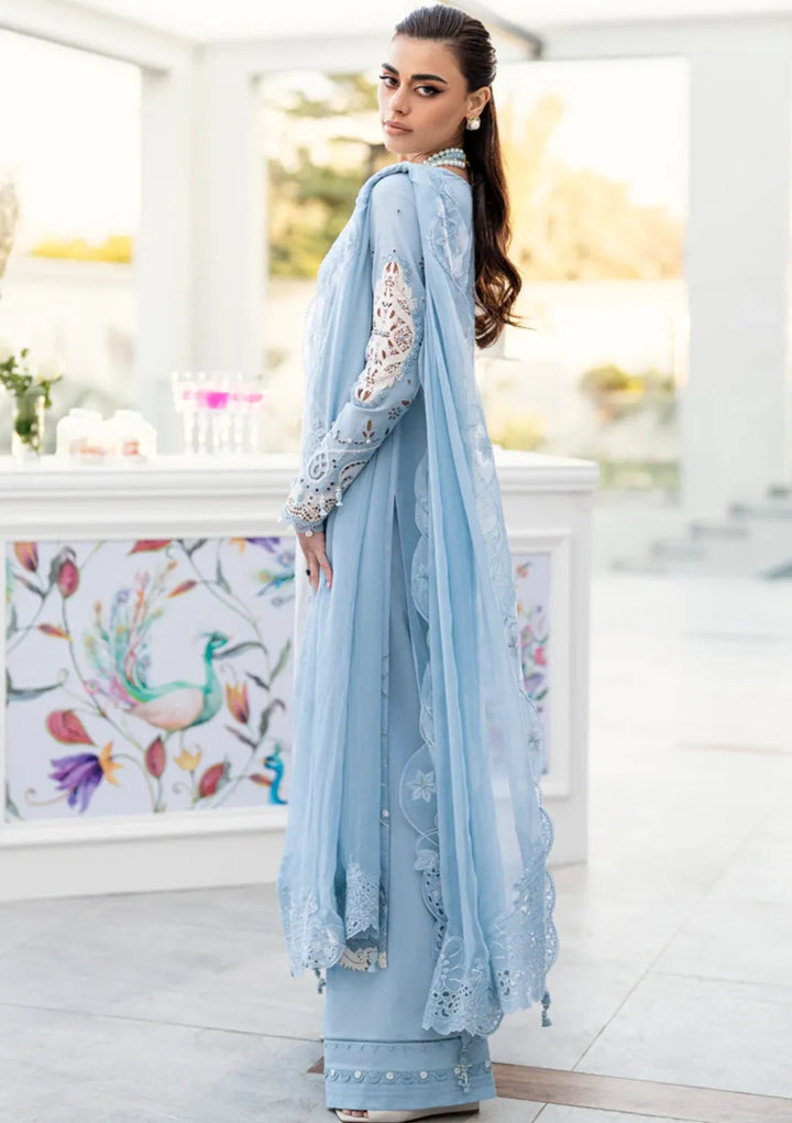 Qalamkar Summer Lawn Embroidered Unstitched 3PC SK-1090