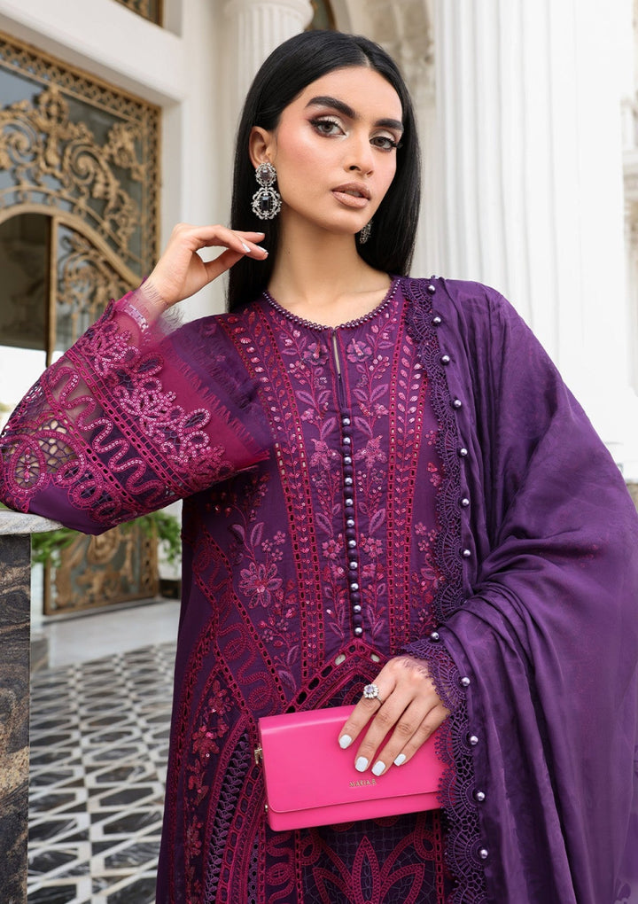 Maria B Summer Lawn Embroidered Unstitched 3PC DZ-1102
