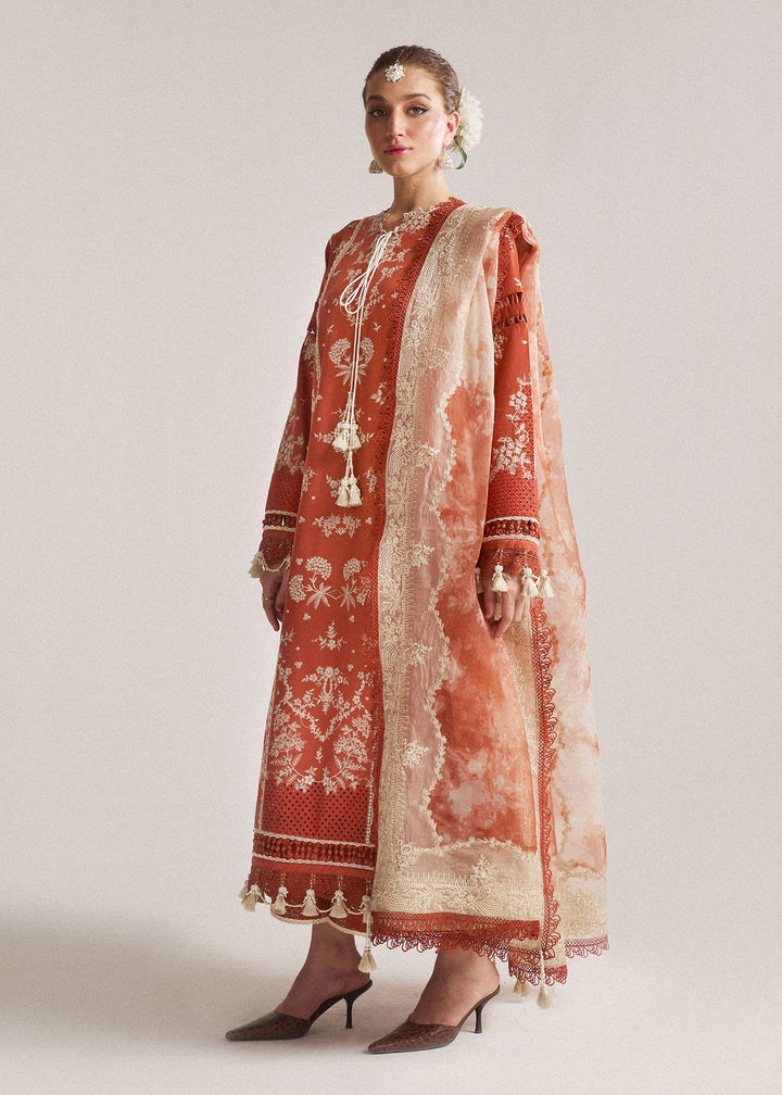 Hussain Rehar Summer Lawn Embroidered Unstitched 3PC BI-123