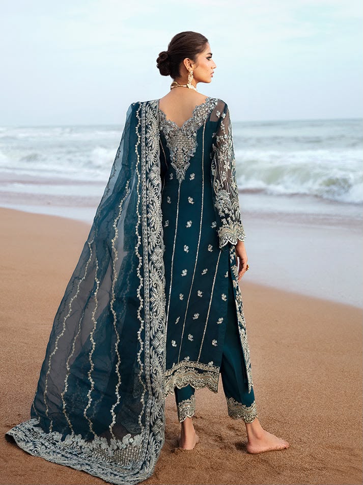 Gulaal Chiffon Embroidered Unstitched 3PC SK-2437