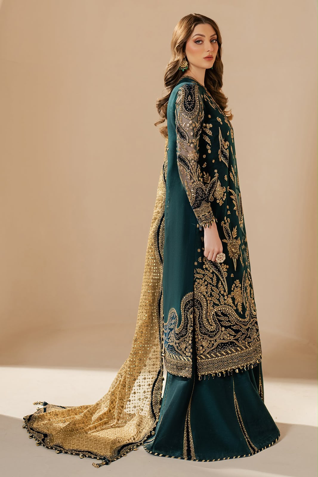 Jazmin Chiffon Embroidered Unstitched 3PC SK-2421