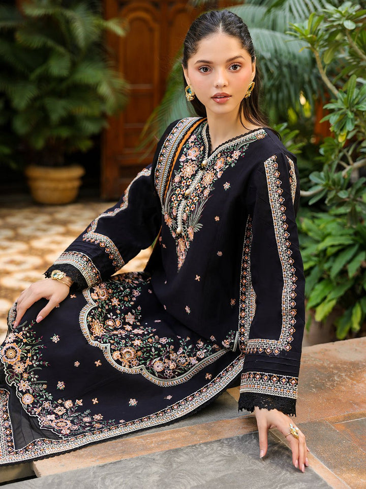 Mahnur Dhanak Embroidered Unstitched 3PC FF-2592