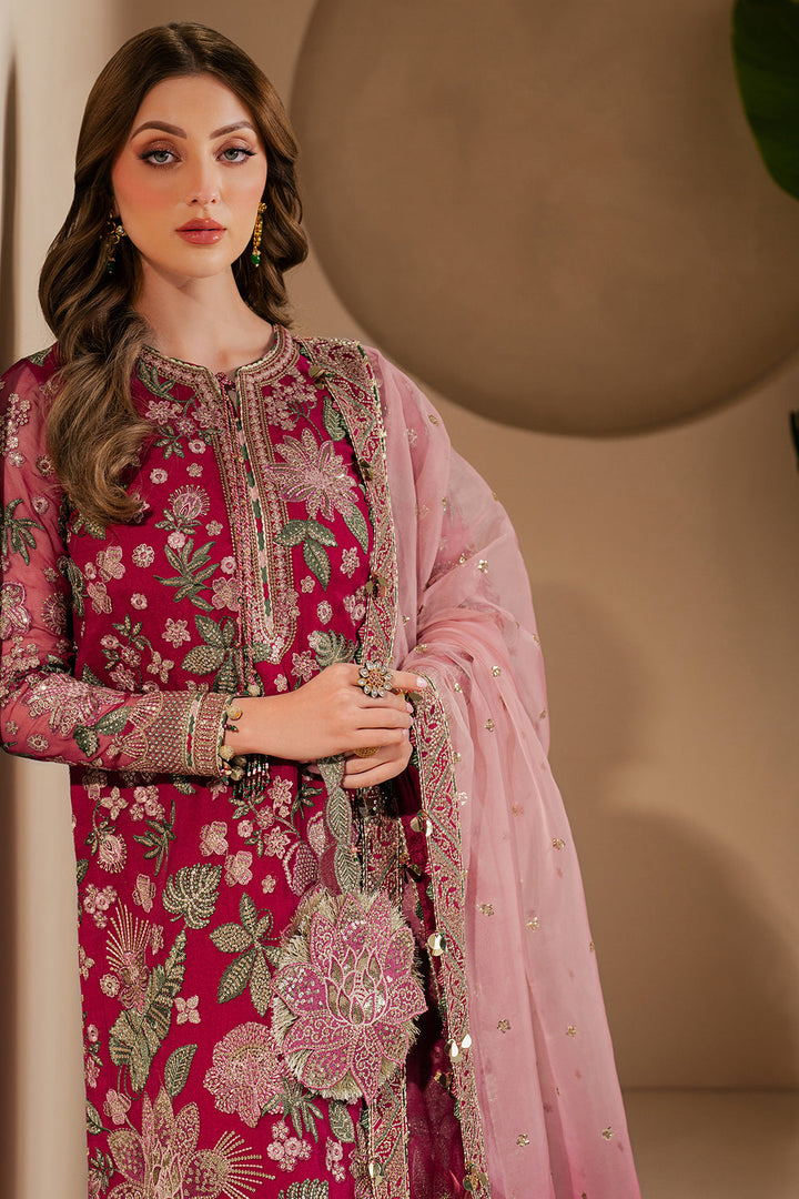 Jazmin Summer Chiffon Embroidered Unstitched 3PC SK-1129