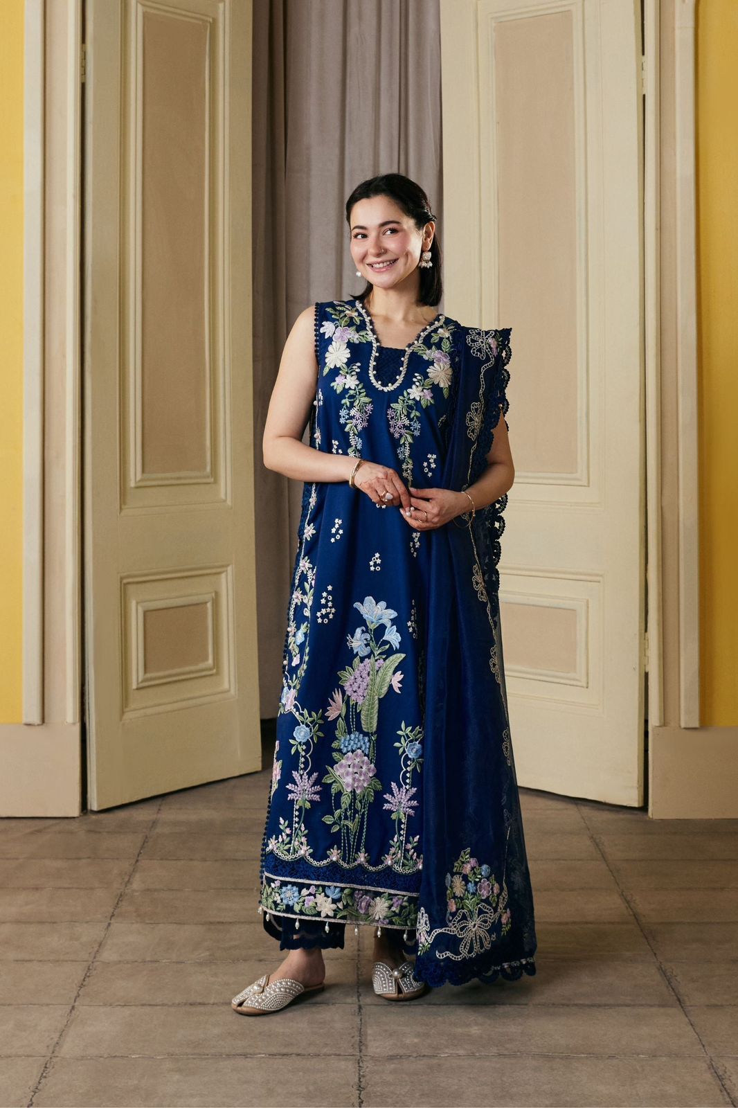 Maryam Hassan Dhanak Embroidered Unstitched 3PC FF-2584