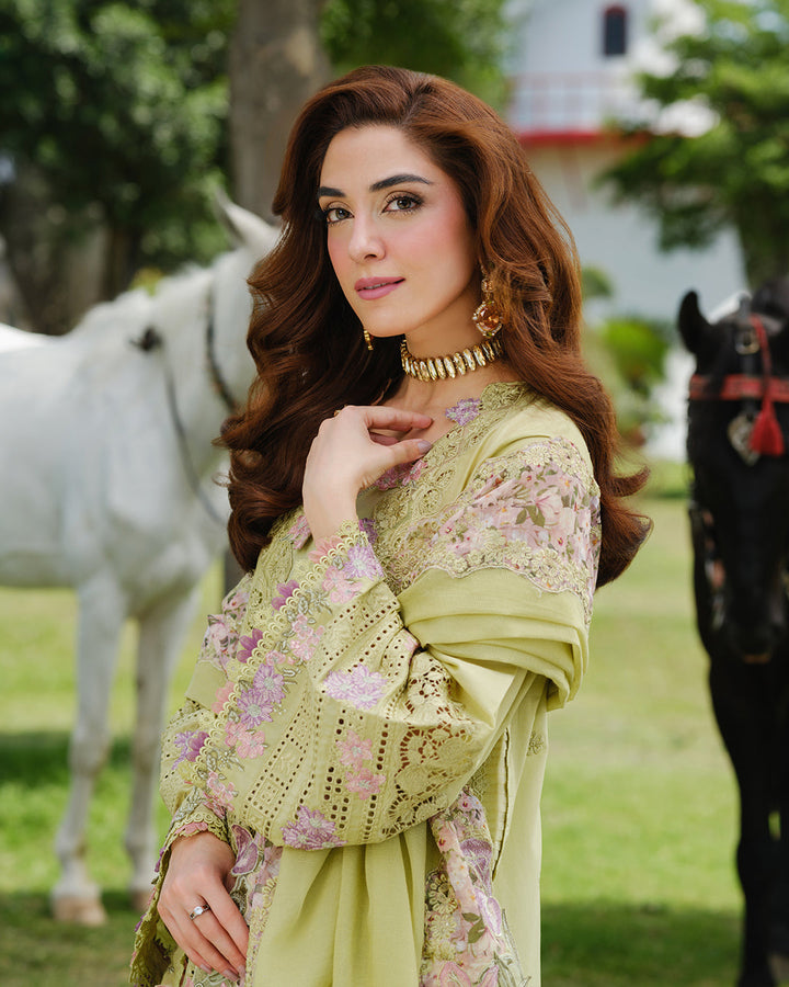 Elaf Summer Lawn Embroidered Unstitched 3PC FS-640