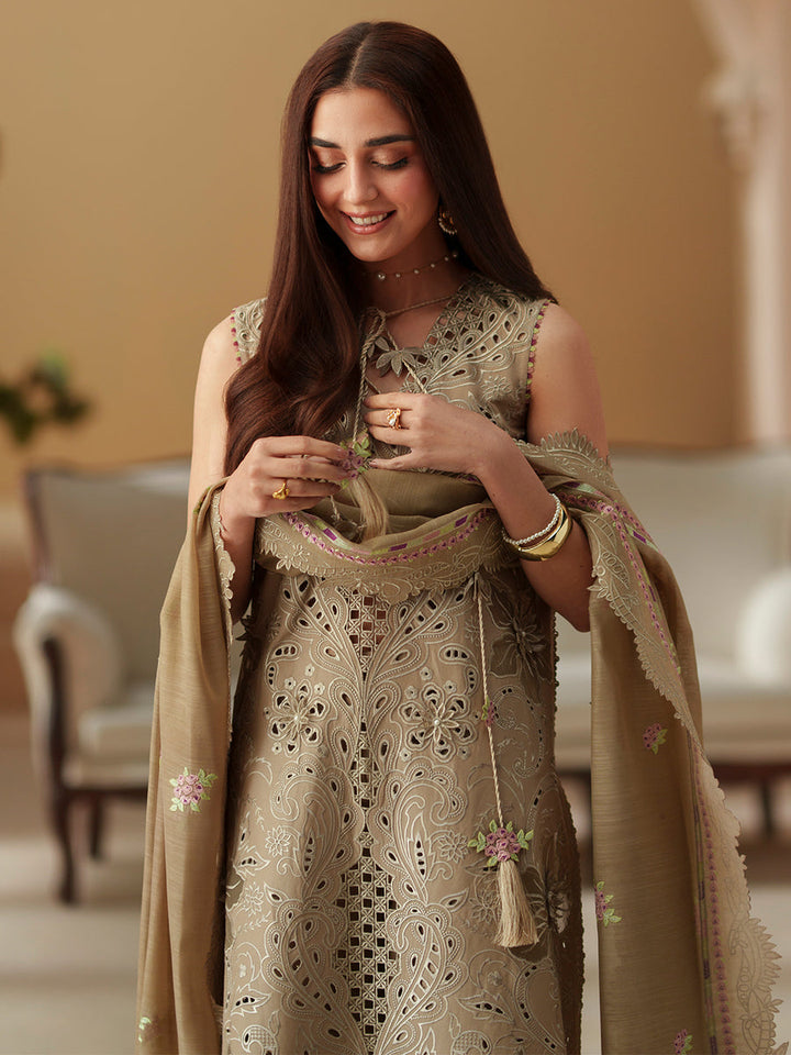 Bin Ilyas Summer Lawn Embroidered Unstitched 3PC SK-1199
