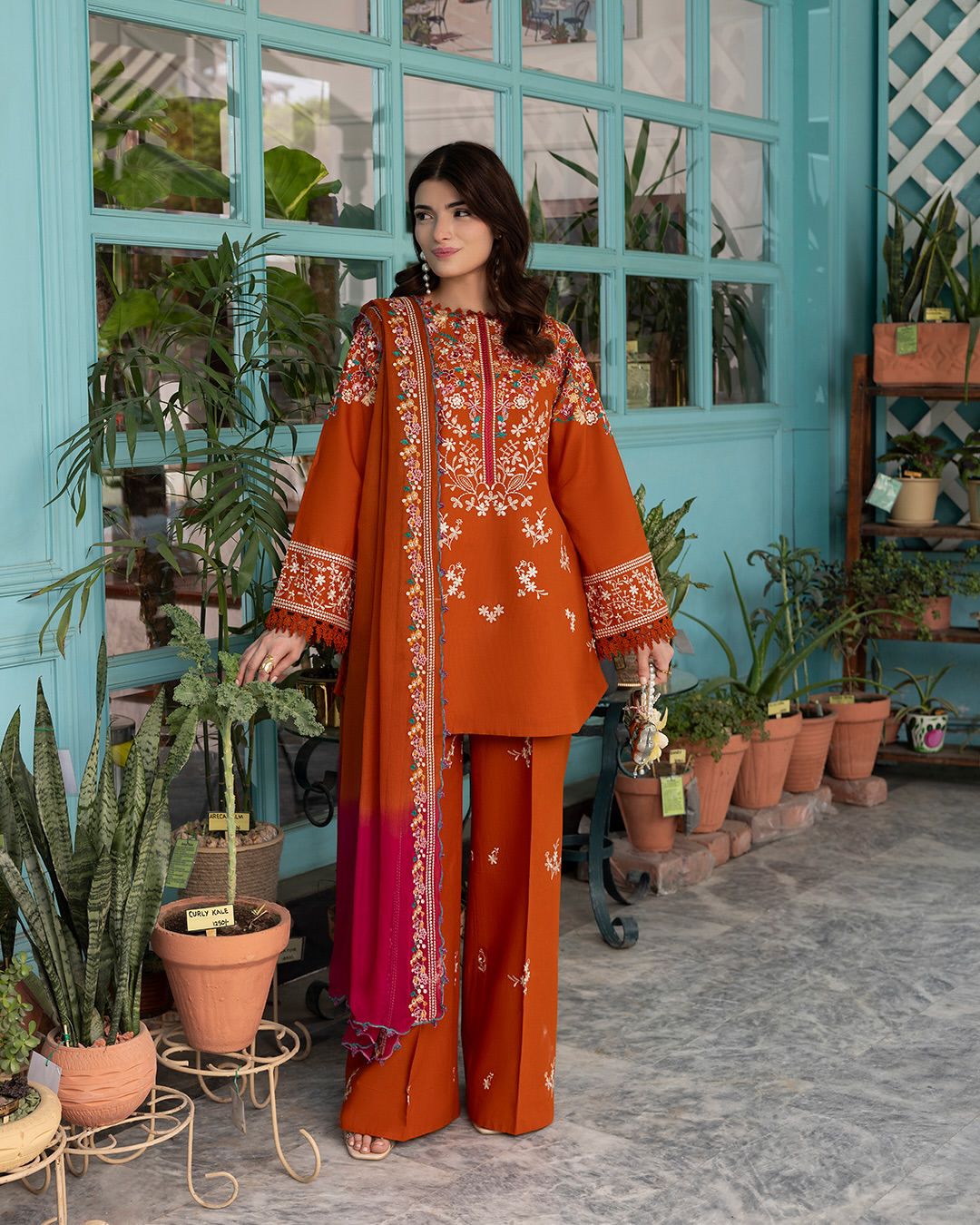 Pezwaan Dhanak Embroidered Unstitched 3PC FF-2891