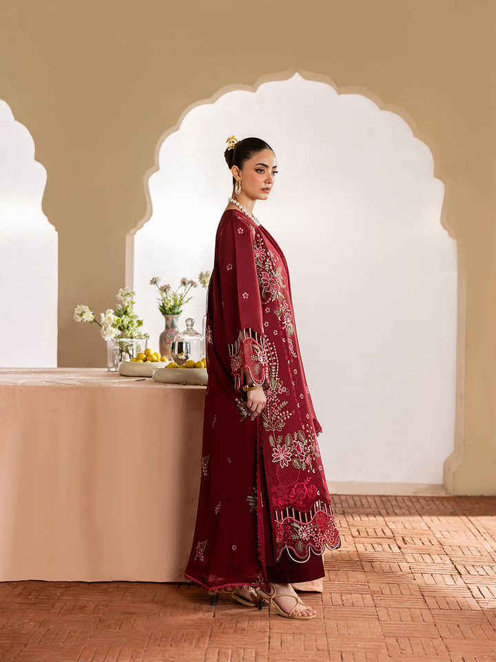 Mahnur Dhanak Embroidered Unstitched 3PC FF-2475