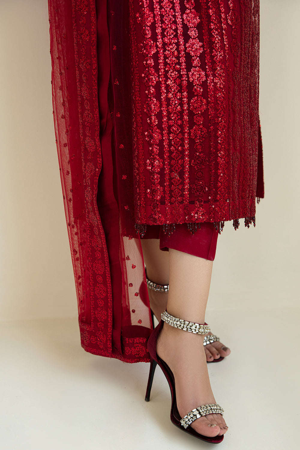 Baroque Summer Chiffon Embroidered Unstitched 3PC SK-1127