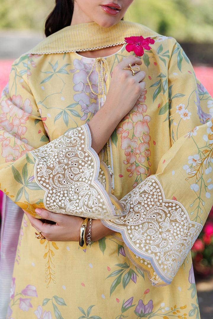 Jazmin Summer Lawn Embroidered Unstitched 3PC LU-1081