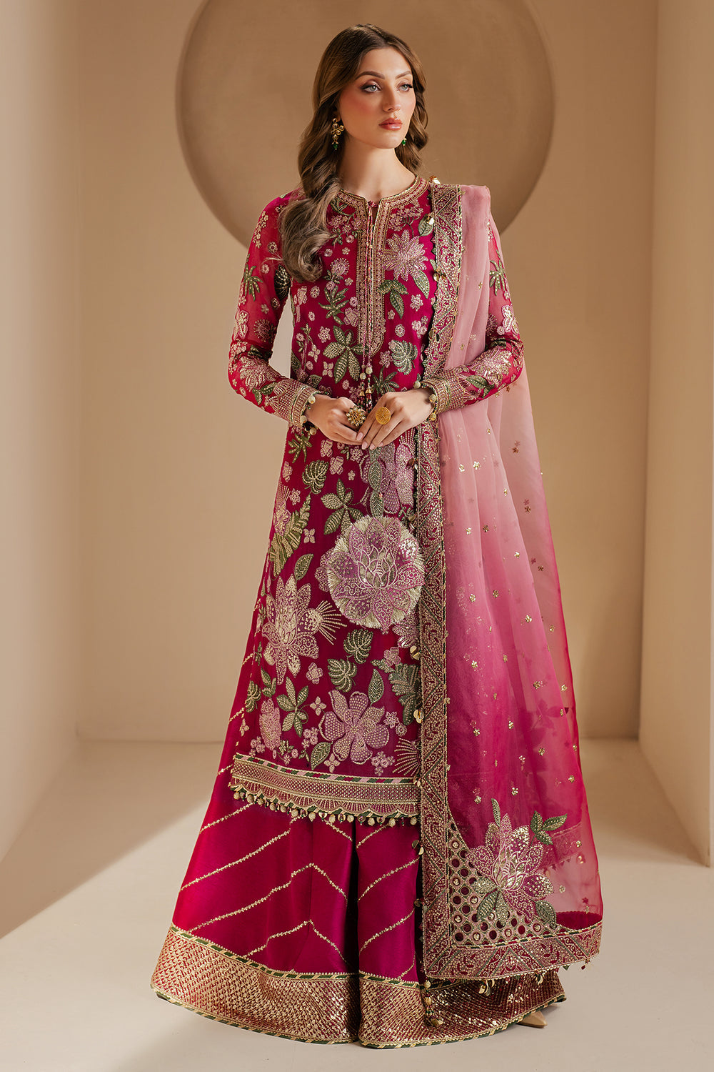 Jazmin Summer Chiffon Embroidered Unstitched 3PC SK-1129
