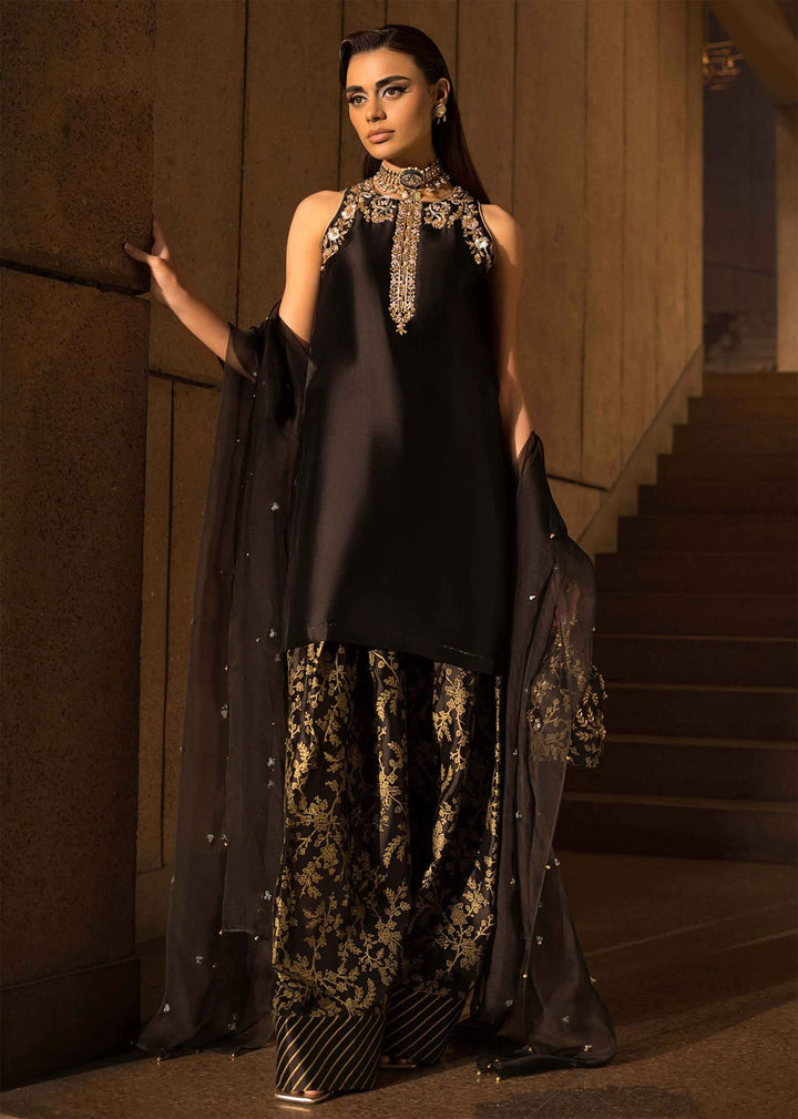Jazmine Shamoz Silk Embroidered Unstitched 3PC SK-2436