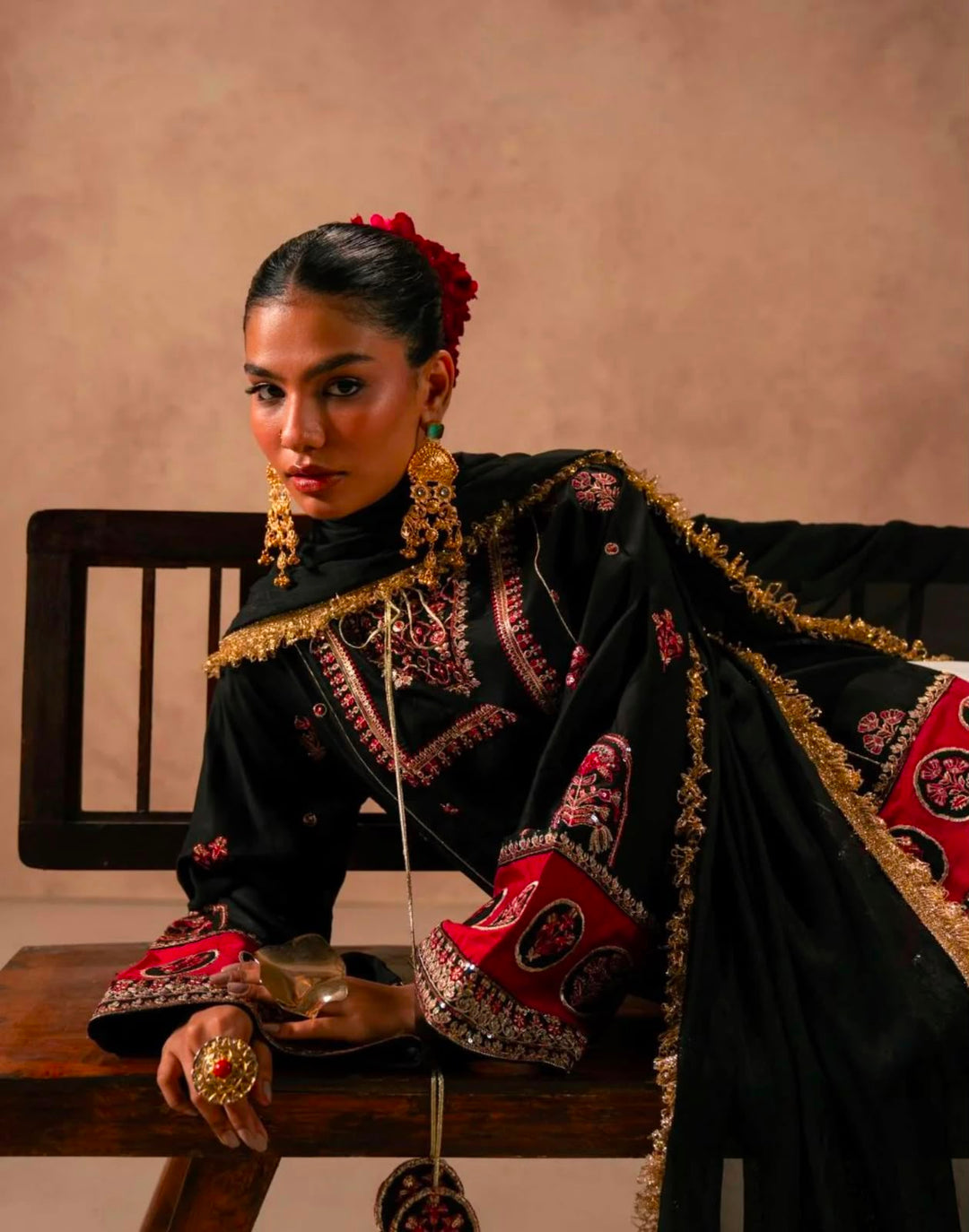 Laam Silk Embroidered Unstitched 3PC Sk-2445