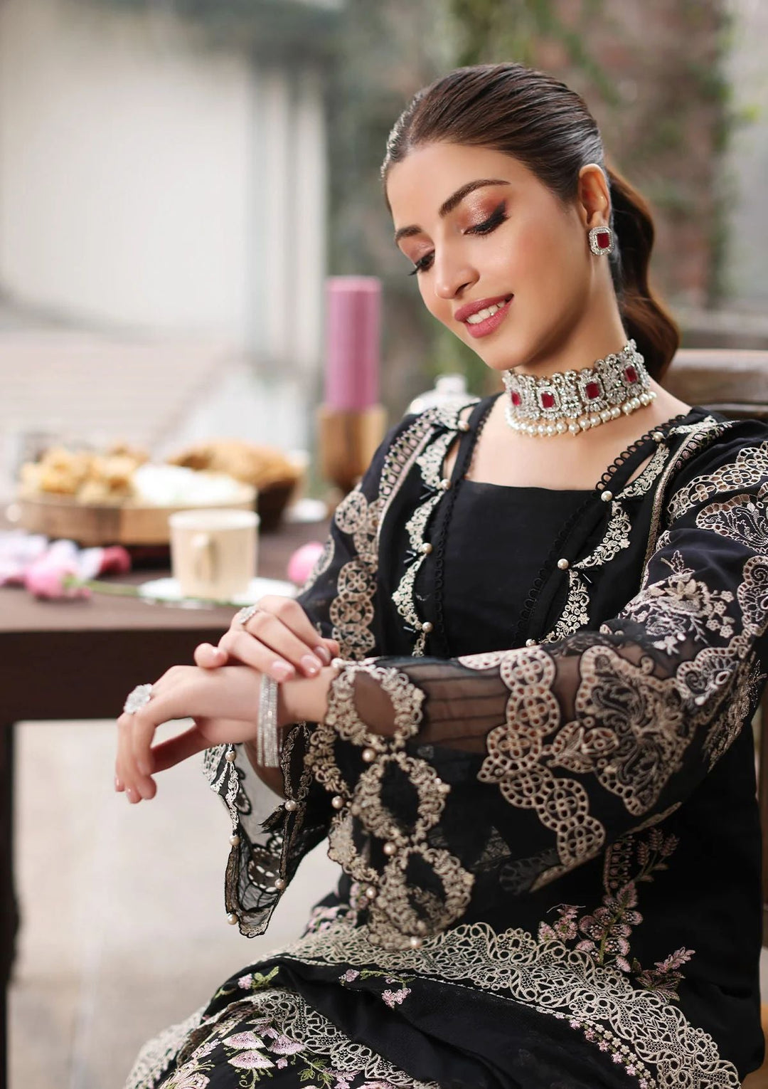 Kahf Dhanak Embroidered Unstitched 3PC FF-2452