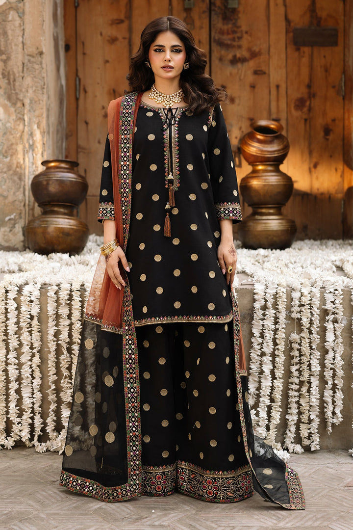 Charizma Shamooz Silk Embroidered Unstitched 3PC SK-2424