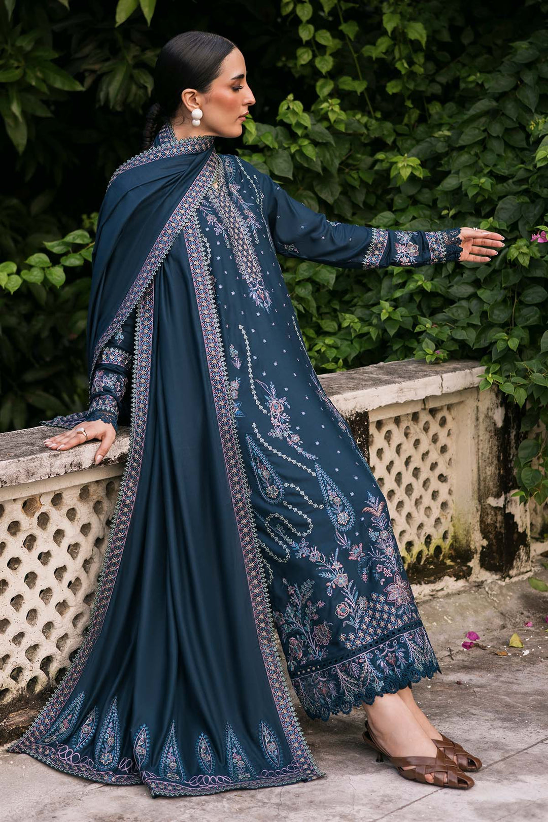 Maria B Dhanak Embroidered Unstitched 3PC FF-2564