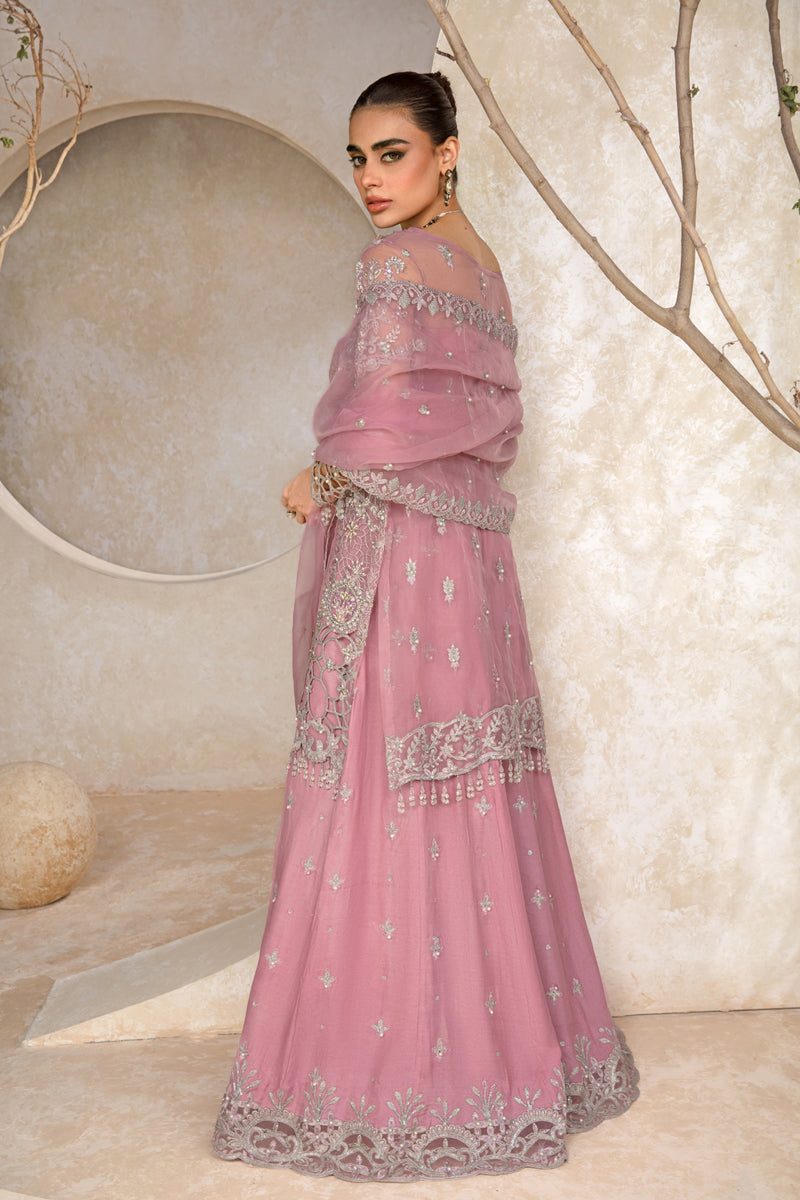 Rang Rasiya Organza Embroidered Unstitched 3PC SK-2420